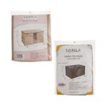 Θήκη αποθήκευσης ρούχων με φερμουάρ Sidirela γίγας (90x50x50 εκ.) 1 τεμ.