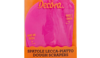 Σετ πλαστικές σπάτουλες για ζυμάρια Decora