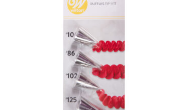 Κορνέ μύτες μεταλλικές σετ 4 τεμ. Wilton (020.60.508)