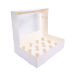 Κουτί για συσκευασία cupcakes/μάφιν 12 θέσεων με βιτρίνα 1 τεμ. (061.11.201) - Image 2