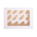 Κουτί για συσκευασία cupcakes/μάφιν 12 θέσεων με βιτρίνα 1 τεμ. (061.11.201)