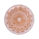 Δίσκος γλυκών πλαστικός στρογγυλός καφέ 1 τεμ.