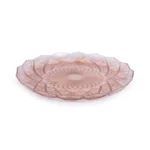 Δίσκος γλυκών πλαστικός στρογγυλός καφέ 1 τεμ. - Image 2