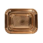 Δίσκος χάρτινος χρυσός 1 τεμ.