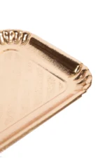 Δίσκος χάρτινος χρυσός 1 τεμ. - Image 2