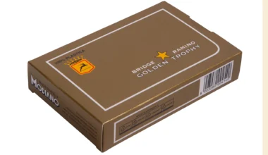 Σετ τράπουλες πλαστικές Modiano Golden Trophy