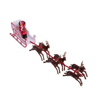 Χριστουγεννιάτικο διακοσμητικό Άγιος Βασίλης με έλκηθρο