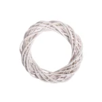 Στεφάνι διακόσμησης μπαμπού (bamboo) λευκό 1 τεμ. - Image 5