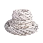 Στεφάνι διακόσμησης μπαμπού (bamboo) λευκό 1 τεμ.