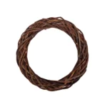 Στεφάνι διακόσμησης μπαμπού (bamboo) καφέ φυσικό 1 τεμ. - Image 3