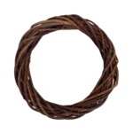 Στεφάνι διακόσμησης μπαμπού (bamboo) καφέ φυσικό 1 τεμ. - Image 2