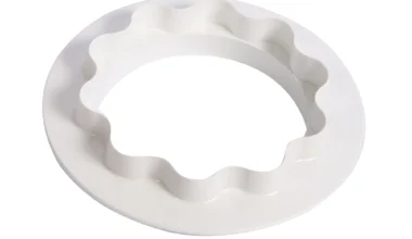 Κουπάτ πλαστικό PME διπλής όψης στρογγυλό με κυματιστή μπορντούρα 1 τεμ. (018.01.123)