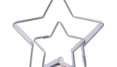 Κουπάτ μεταλλικό αστεράκι σετ 2 τεμ. (018.04.513)