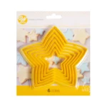 Κουπάτ πλαστικό Wilton αστέρια σετ 6 τεμ. (018.04.503) - Image 3