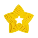 Κουπάτ πλαστικό Wilton αστέρια σετ 6 τεμ. (018.04.503)