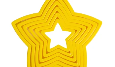 Κουπάτ πλαστικό Wilton αστέρια σετ 6 τεμ. (018.04.503)