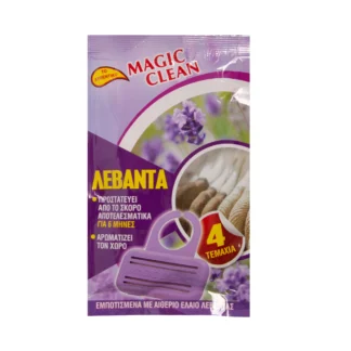 Απωθητικό σκόρου κρεμαστό Magic Clean λεβάντα 4 τεμ.