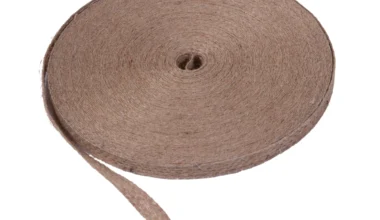 Κορδέλα διακοσμητική γιούτα φυσική 10mm 25 μ. (03210)