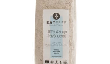 Αλεύρι φαγόπυρου χωρίς γλουτένη Eat Free ΒΙΟ 500 γρ.