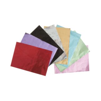 Αλουμινόχαρτα χρωματιστά 12,5x17 εκ. 40 φύλλα