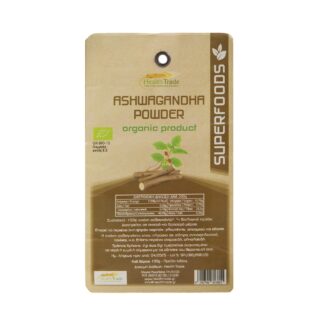 Ashwagandha σκόνη Health Trade ΒΙΟ 100 γρ.