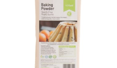 Μπέικιν πάουντερ-baking powder No Carb 100 γρ. (χωρίς γλουτένη)