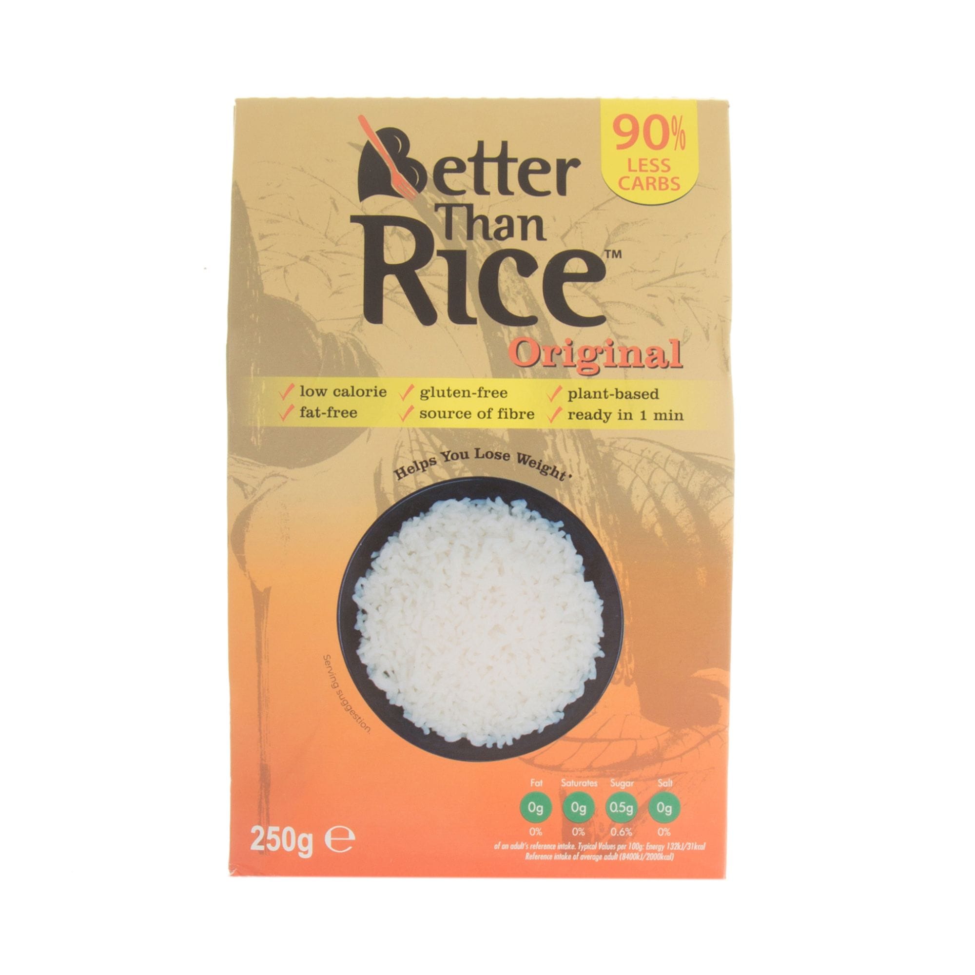 Better Than Konjac Rice 250 γρ. (χωρίς γλουτένη)