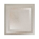 Δίσκος πολυτελείας τετράγωνος 12mm ασημί 1 τεμ.