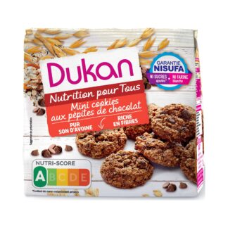 Dukan μίνι cookies βρώμης με κομμάτια σοκολάτας 100 γρ.
