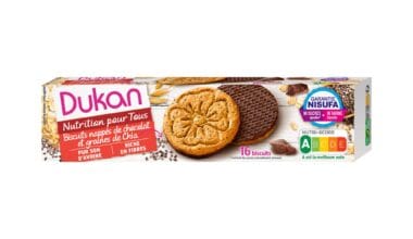 Dukan μπισκότα βρώμης με επικάλυψη σοκολάτας & σπόρους Chia 160 γρ.