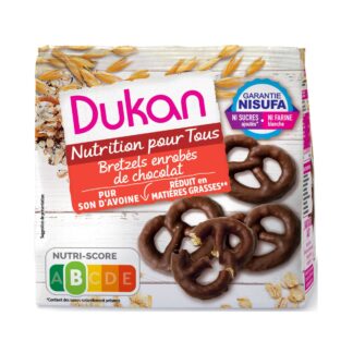 Dukan pretzel βρώμης με επικάλυψη σοκολάτας 100 γρ.