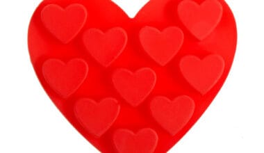 Φόρμα σιλικόνης καρδιές 10 θέσεων (SM-195)