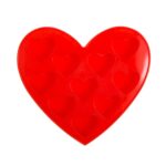 Φόρμα σιλικόνης καρδιές 10 θέσεων (SM-195) - Image 3