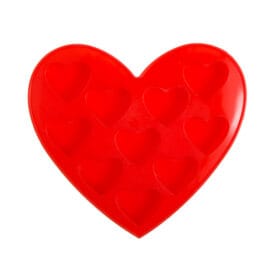 Φόρμα σιλικόνης καρδιές 10 θέσεων (SM-195) - Image 3