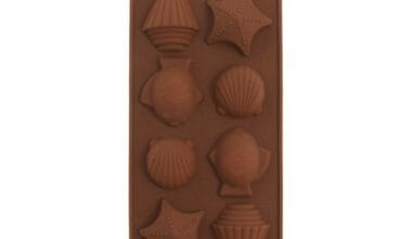 Φόρμα σιλικόνης κοχύλια 8 θέσεων (SM-200)