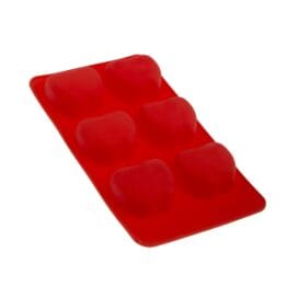 Φόρμα σιλικόνης μηλαράκια 6 θέσεων (SM-160)