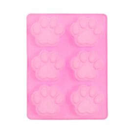 Φόρμα σιλικόνης πατουσάκια 6 θέσεων (SM-005)