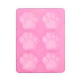 Φόρμα σιλικόνης πατουσάκια 6 θέσεων (SM-005) - Image 2