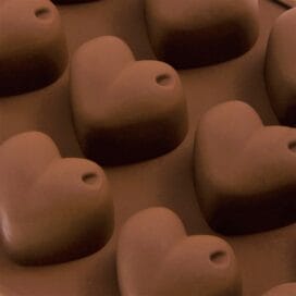 Φόρμα σιλικόνης σοκολατάκια-καρδούλες 15 θέσεων (65012) - Image 2