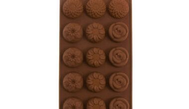 Φόρμα σιλικόνης σοκολατάκια-λουλούδια 15 θέσεων (65013)