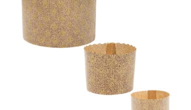 Φόρμες αντικολλητικές panettone (πανετόνε) για ψήσιμο 10 τεμ.