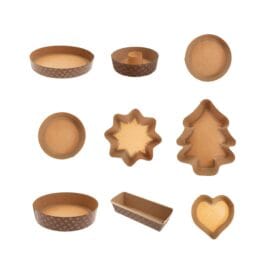 Φόρμες ψησίματος χάρτινες αντικολλητικές