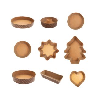 Φόρμες ψησίματος χάρτινες αντικολλητικές