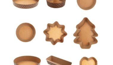 Φόρμες ψησίματος χάρτινες αντικολλητικές