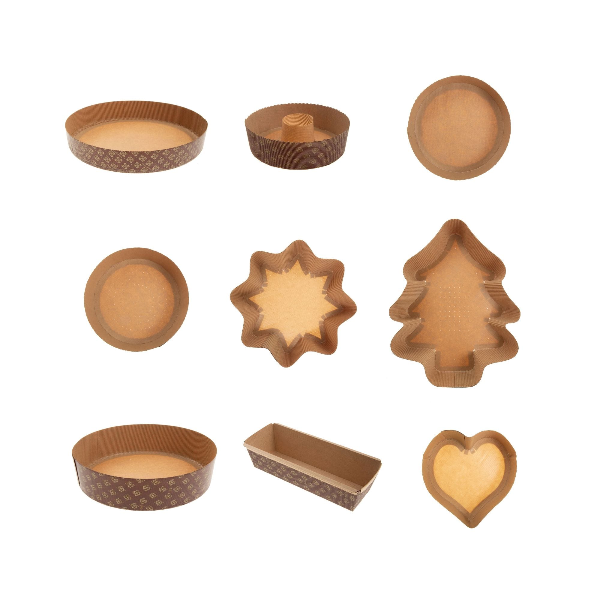 Φόρμες ψησίματος χάρτινες αντικολλητικές