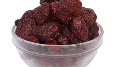 Φράουλα αποξηραμένη-ωσμωτική χωρίς ζάχαρη