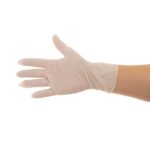 Γάντια μίας χρήσης latex Practic Super Plus μη αποστειρωμένα ελαφρά πουδραρισμένα κουτί 100 τεμ. - Image 2