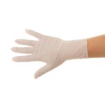 Γάντια μίας χρήσης latex Practic Super Plus μη αποστειρωμένα ελαφρά πουδραρισμένα κουτί 100 τεμ. - Image 3