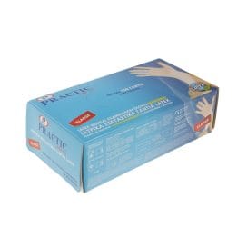 Γάντια μίας χρήσης latex Practic Super Plus μη αποστειρωμένα ελαφρά πουδραρισμένα κουτί 100 τεμ. - Image 7