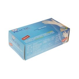 Γάντια μίας χρήσης latex Practic Super Plus μη αποστειρωμένα ελαφρά πουδραρισμένα κουτί 100 τεμ. - Image 5